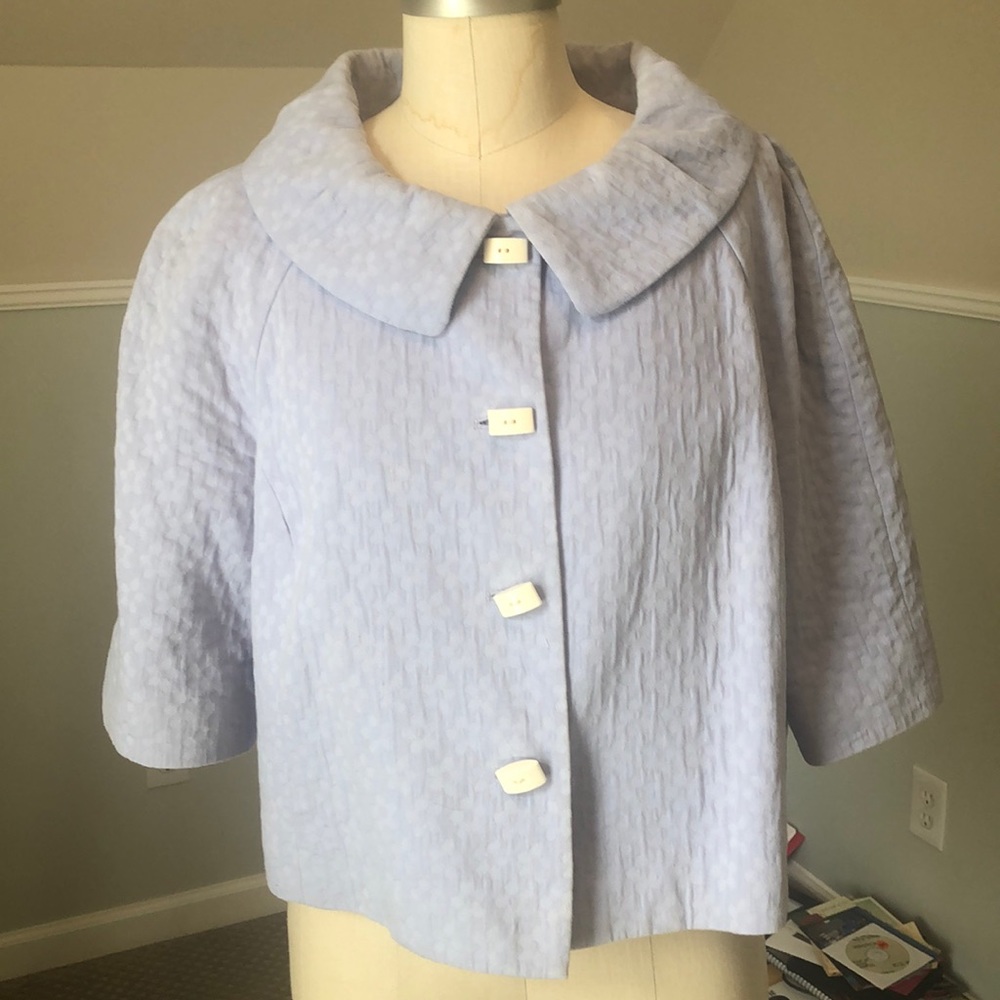 Jackie O inspired cropped jacket